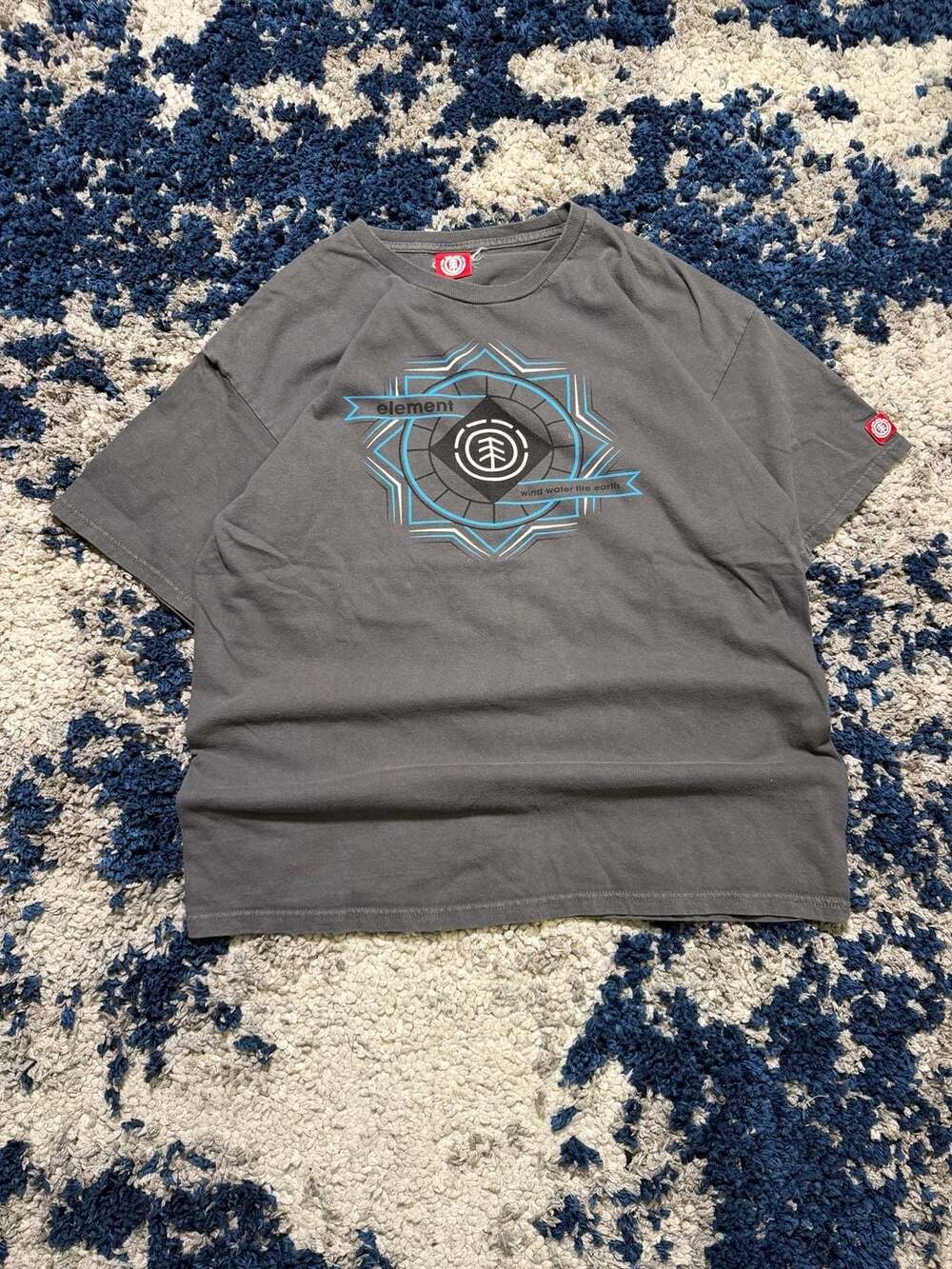 Element Wind Water Fire Earth Graphic Short Sleeve T-Shirt